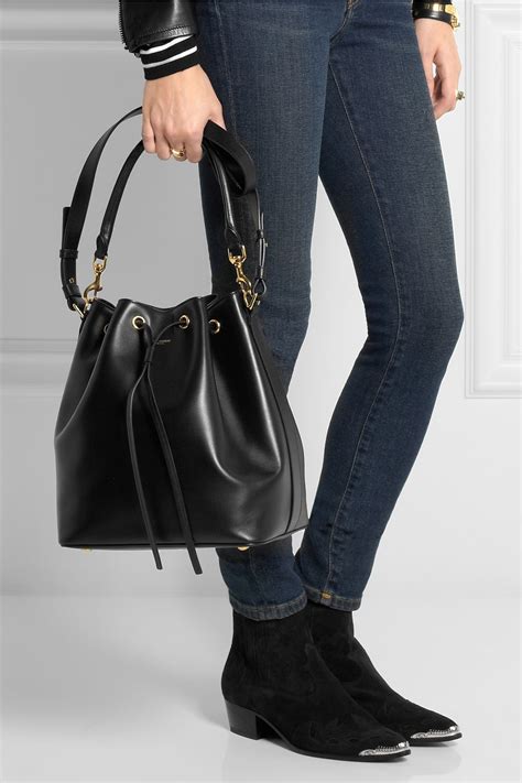 ysl emmanuelle bucket bag|Saint Laurent Studded Emmanuelle Bucket Bag .